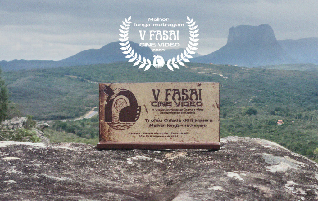 Texto: Melhor longa-metragem V FASAI Cine Video. Troféu Cidade de Iraquara - Melhor longa-metragem